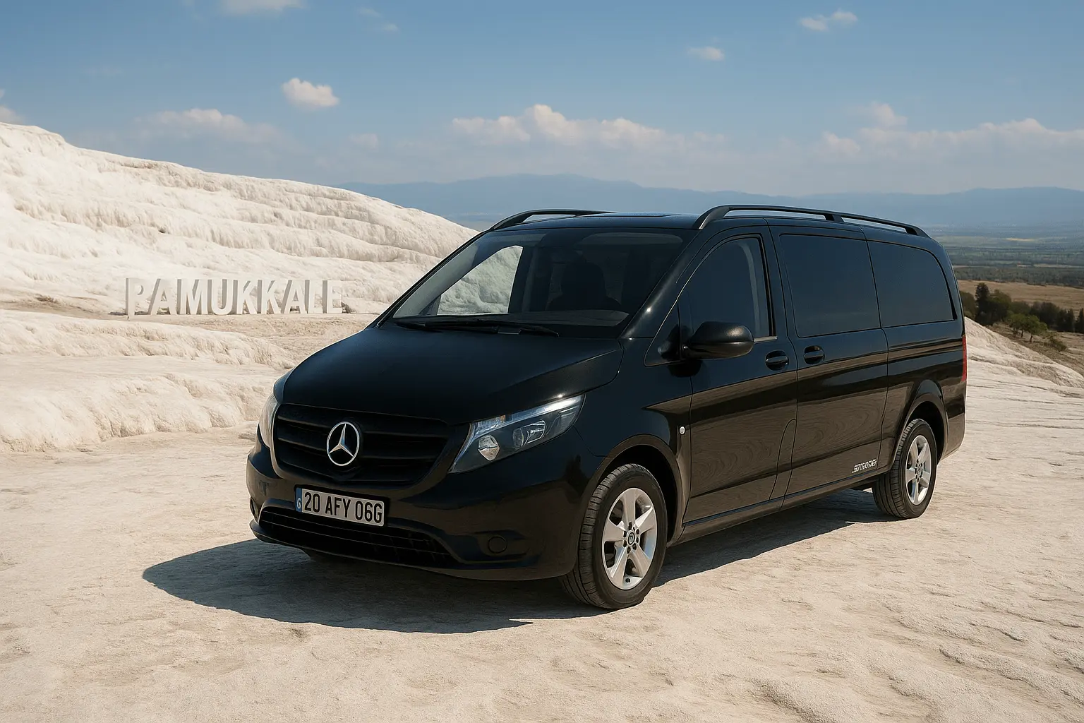 Pamukkale travertines private transfer destination