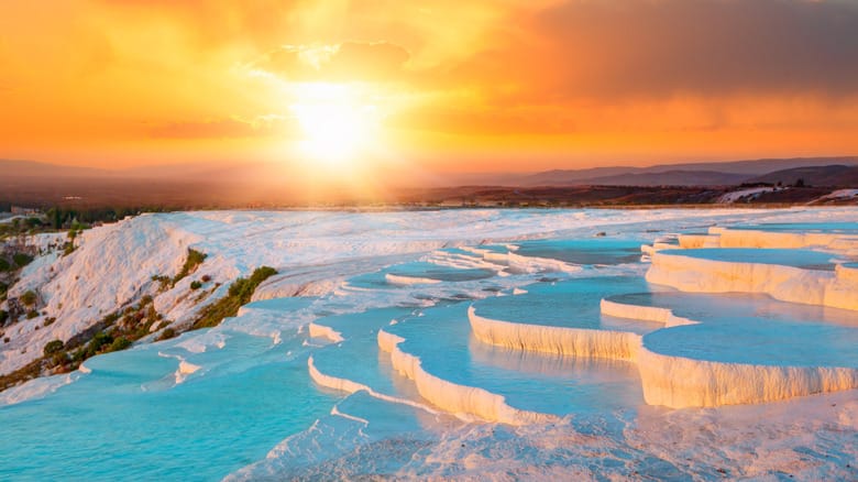 Antalya Airport to Pamukkale Transfer route visual