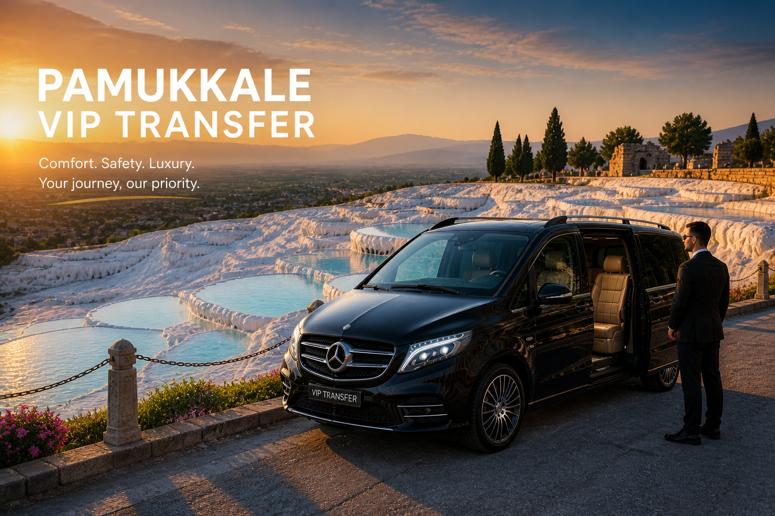 Antalya to Pamukkale VIP Transfer from Antalya Airport